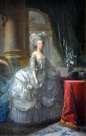 eisabeth Vige-Lebrun Queen of France Norge oil painting art